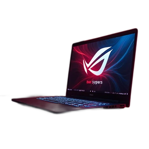 weapon, 3d render, asus, laptop transparent PNG cut-out