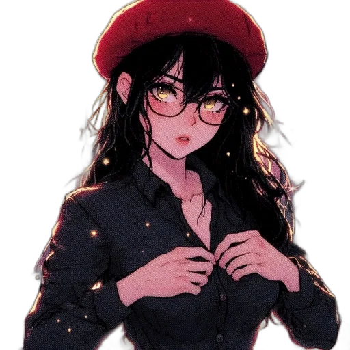 hat, dress, jacket, staff transparent PNG cut-out
