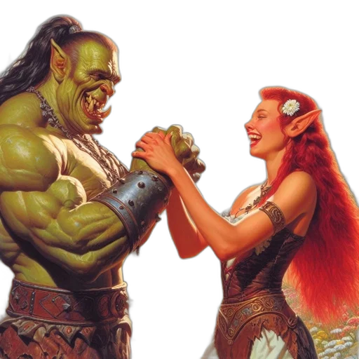 comic book art, concept art, fantasy art, fire transparent PNG cut-out