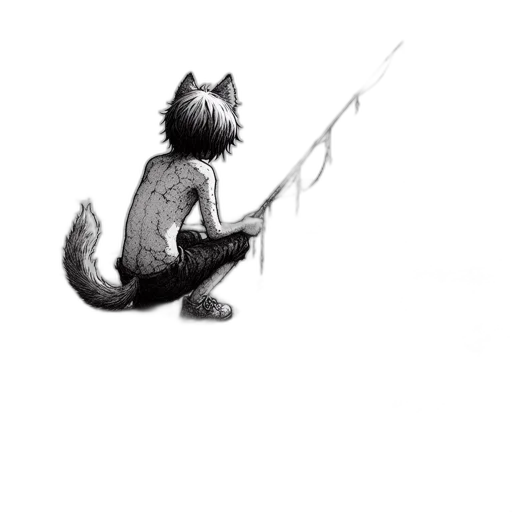 staff, dragon, animal, creature transparent PNG cut-out