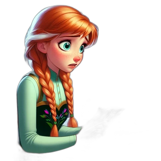 dress, face, fantasy art, pixel art transparent PNG cut-out