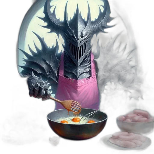 dragon, food, mask, creature transparent PNG cut-out