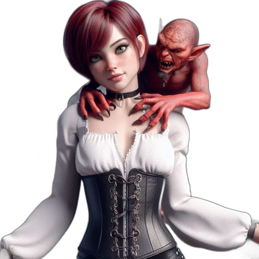 concept art, fantasy art, photorealistic, 3d render transparent PNG cut-out