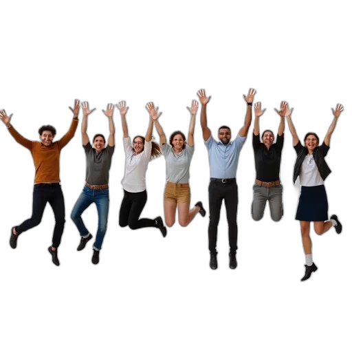 staff, second, image, shows transparent PNG cut-out
