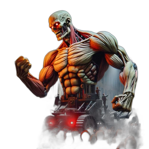 robot, creature, concept art, comic book art transparent PNG cut-out