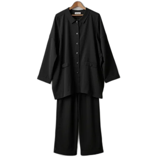 jacket, dress, dark, black transparent PNG cut-out