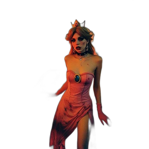 dress, crown, creature, mask transparent PNG cut-out