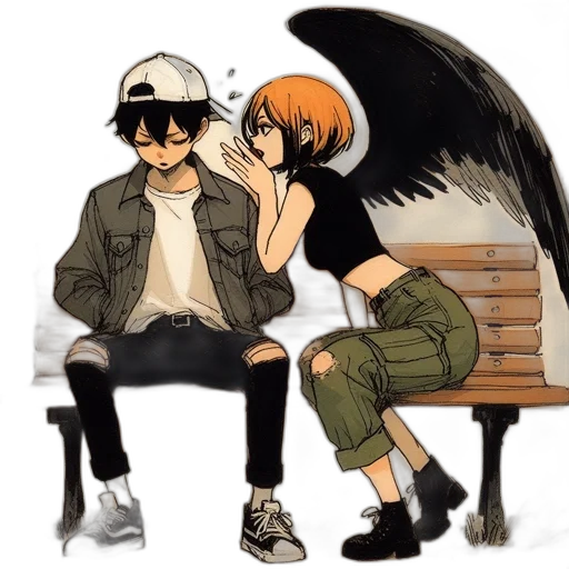 jacket, anime, comic book art, concept art transparent PNG cut-out
