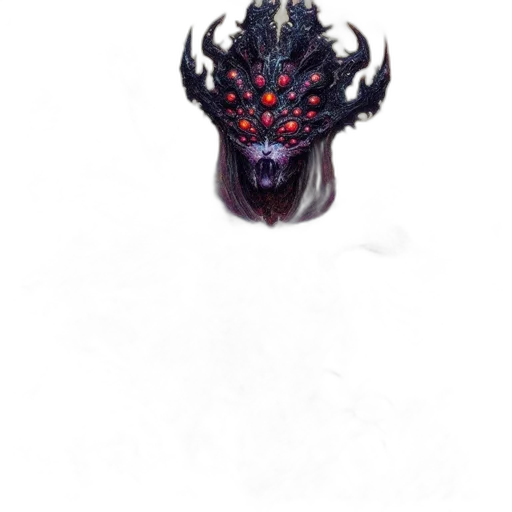 mask, crown, creature, dragon transparent PNG cut-out