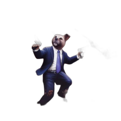 staff, animal, concept art, 3d render transparent PNG cut-out