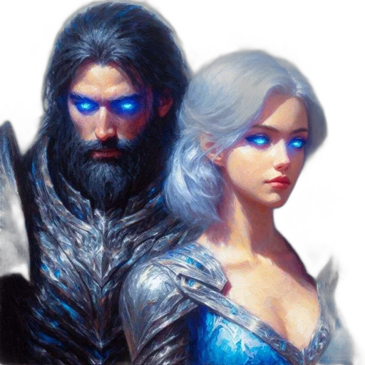 fantasy art, concept art, comic book art, pixel art transparent PNG cut-out