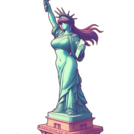 dress, weapon, staff, crown transparent PNG cut-out