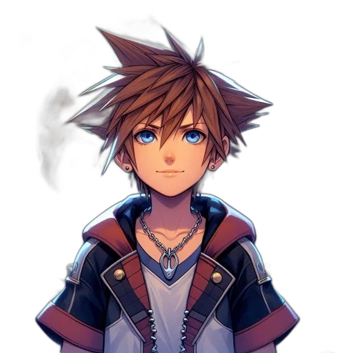 jacket, face, staff, pixel art transparent PNG cut-out