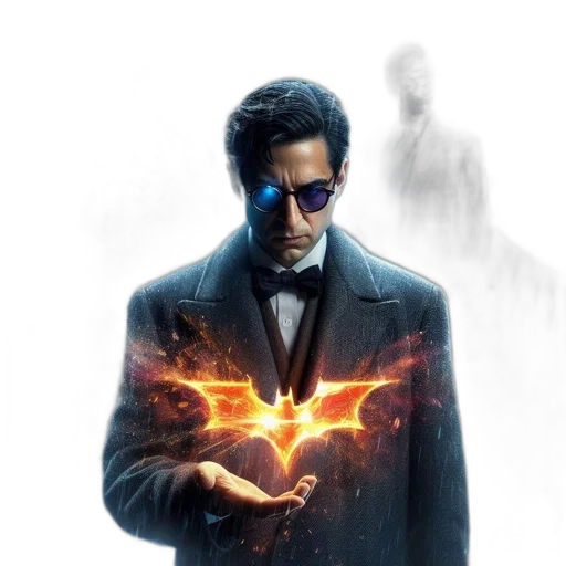 jacket, comic book art, concept art, cyberpunk transparent PNG cut-out