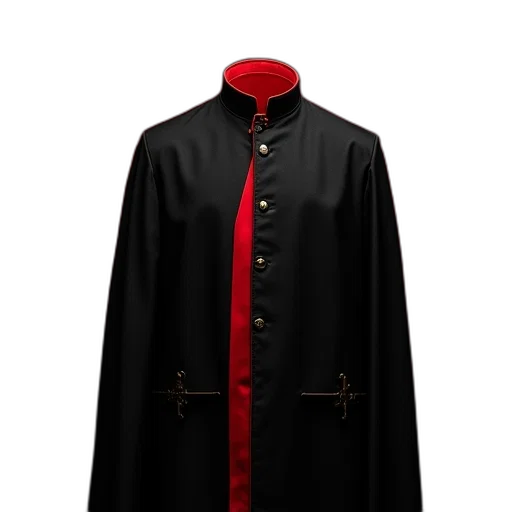 jacket, staff, dress, 3d render transparent PNG cut-out