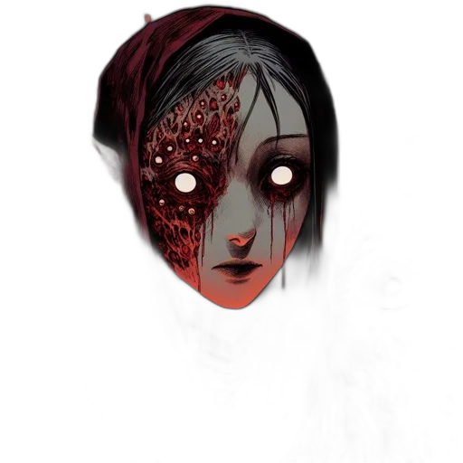 mask, face, creature, robot transparent PNG cut-out