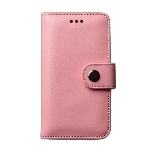 pink, leather, iphone, wallet transparent PNG cut-out