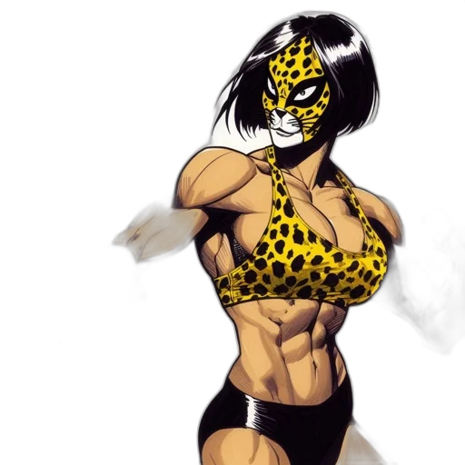 mask, animal, comic book art, concept art transparent PNG cut-out