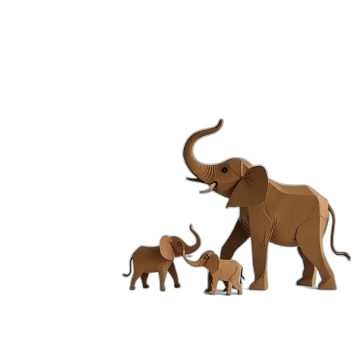 animal, concept art, 3d render, photorealistic transparent PNG cut-out