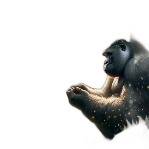animal, creature, concept art, photorealistic transparent PNG cut-out