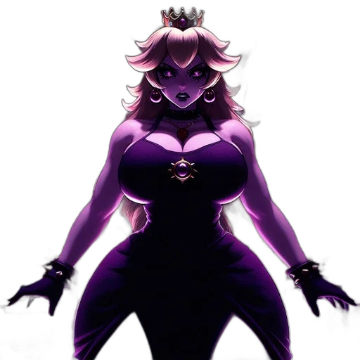 crown, dress, mask, creature transparent PNG cut-out