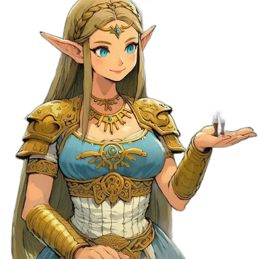 dress, staff, crown, face transparent PNG cut-out