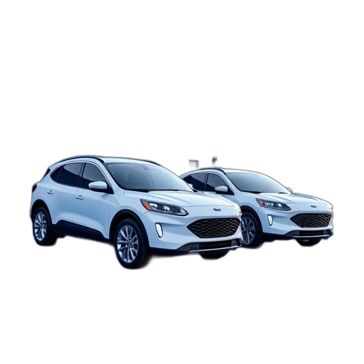 car, 3d render, two, 2021 transparent PNG cut-out