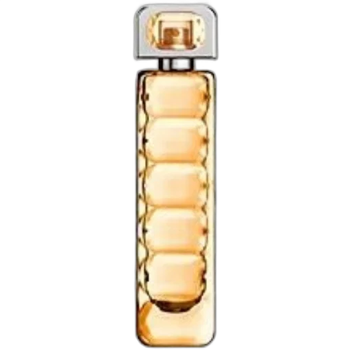 bottle, jewelry, sleek, gold-colored transparent PNG cut-out