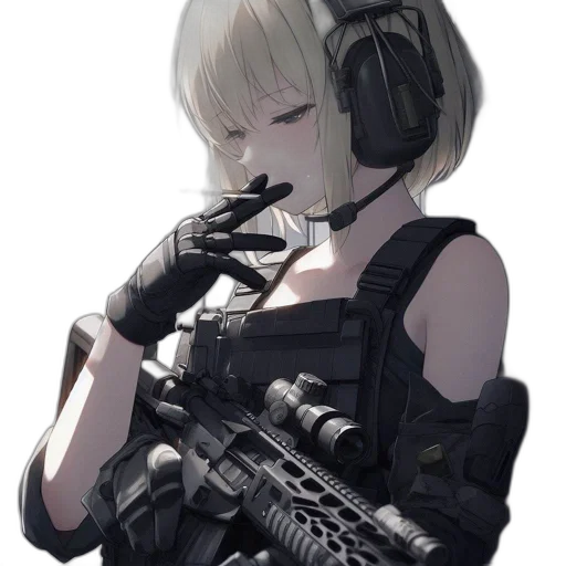 weapon, robot, staff, mask transparent PNG cut-out