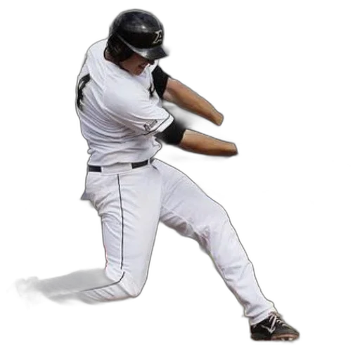 weapon, baseball, player, white transparent PNG cut-out
