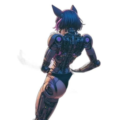 robot, weapon, animal, cyberpunk transparent PNG cut-out
