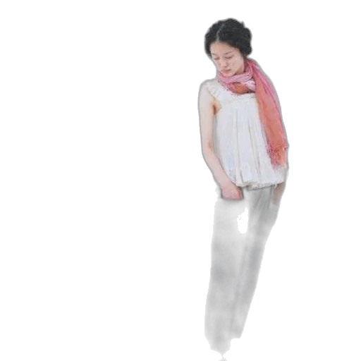 dress, jacket, staff, creature transparent PNG cut-out