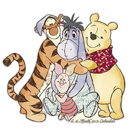 animal, cartoon, winnie, pooh transparent PNG cut-out