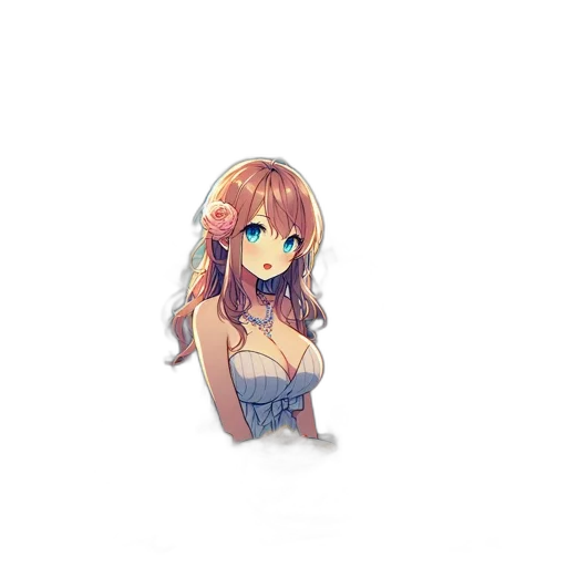 dress, creature, face, animal transparent PNG cut-out