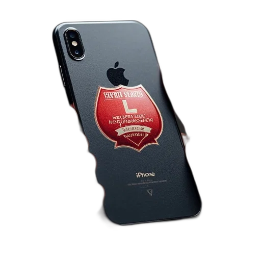 3d render, coque, logo, iphone transparent PNG cut-out