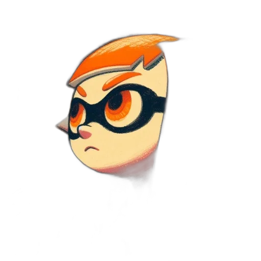 mask, staff, cartoon, 3d render transparent PNG cut-out