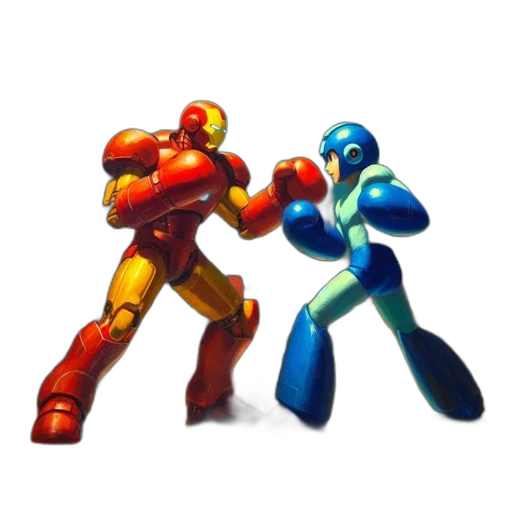robot, weapon, concept art, 3d render transparent PNG cut-out