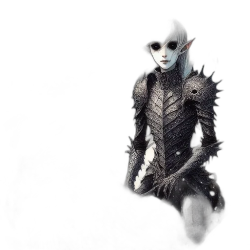 creature, dragon, mask, staff transparent PNG cut-out