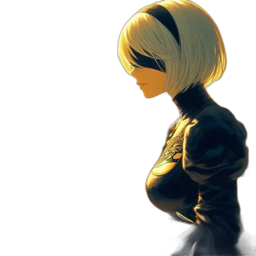 robot, jacket, dress, face transparent PNG cut-out