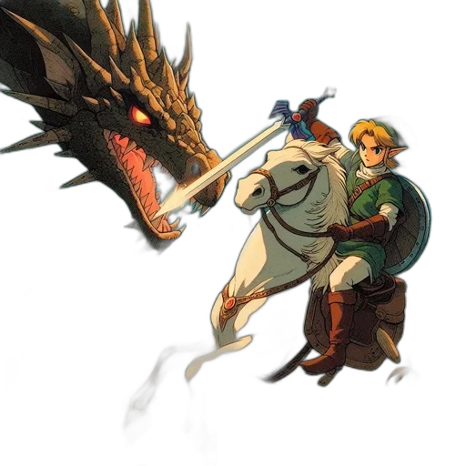 dragon, sword, weapon, staff transparent PNG cut-out