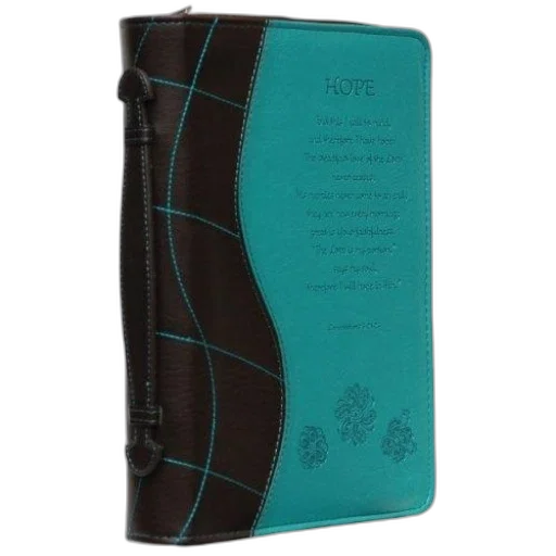 turquoise, brown, bible, cover transparent PNG cut-out