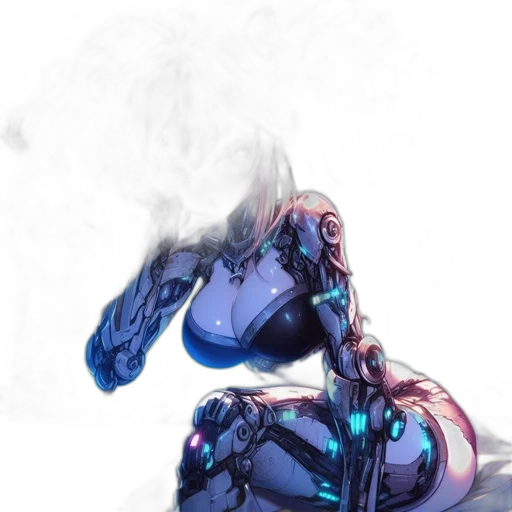 robot, dragon, weapon, mask transparent PNG cut-out