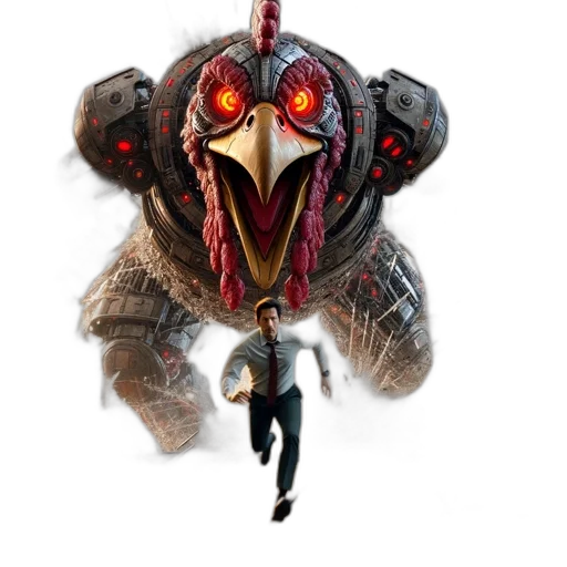creature, mask, dragon, robot transparent PNG cut-out