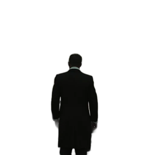 staff, jacket, face, dress transparent PNG cut-out