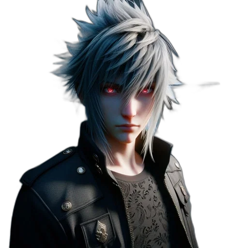 jacket, face, creature, concept art transparent PNG cut-out