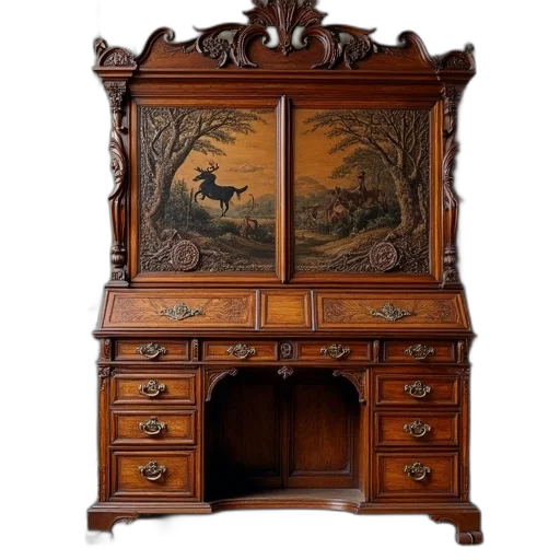 furniture, dragon, forest, fire transparent PNG cut-out
