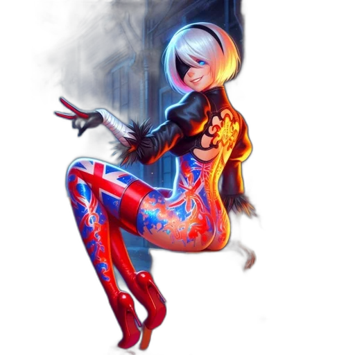 dress, robot, jacket, concept art transparent PNG cut-out