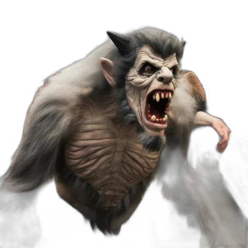 creature, animal, face, concept art transparent PNG cut-out