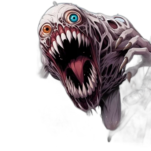 creature, mask, face, concept art transparent PNG cut-out