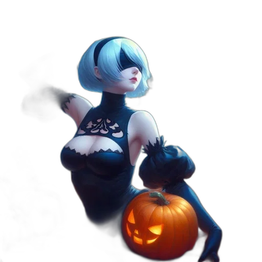 robot, mask, dress, staff transparent PNG cut-out